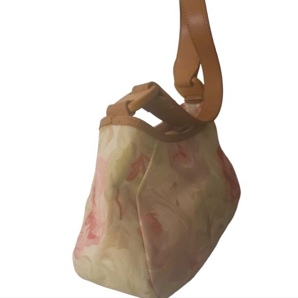 Vintage 90s Fossil Pastel Floral Print Baguette - Picture 4 of 8